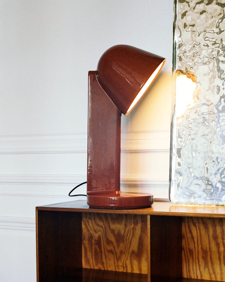 Lámpara de mesa Céramique Down, Rust red Flos