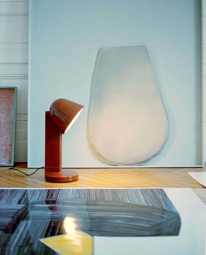 Lámpara de mesa Céramique Down, Rust red Flos