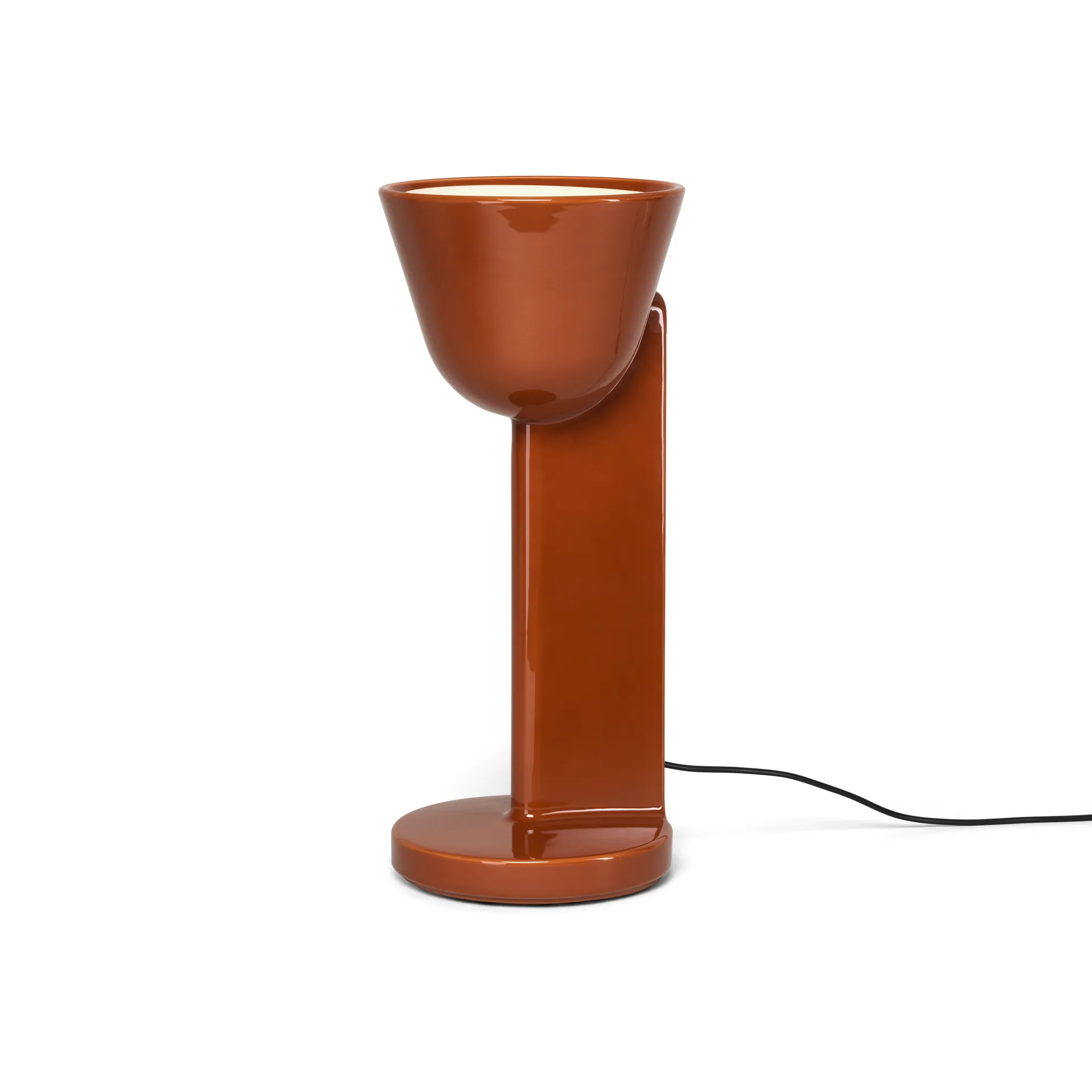 Lámpara de mesa Céramique Up, Rust red Flos