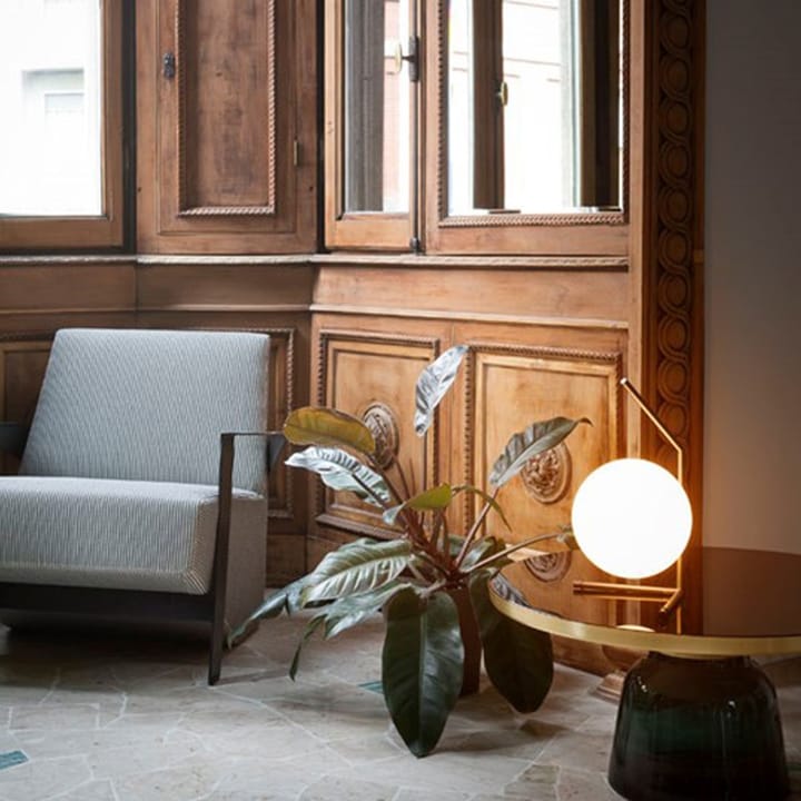 Lámpara de mesa IC lights T2, Negro, opal Flos