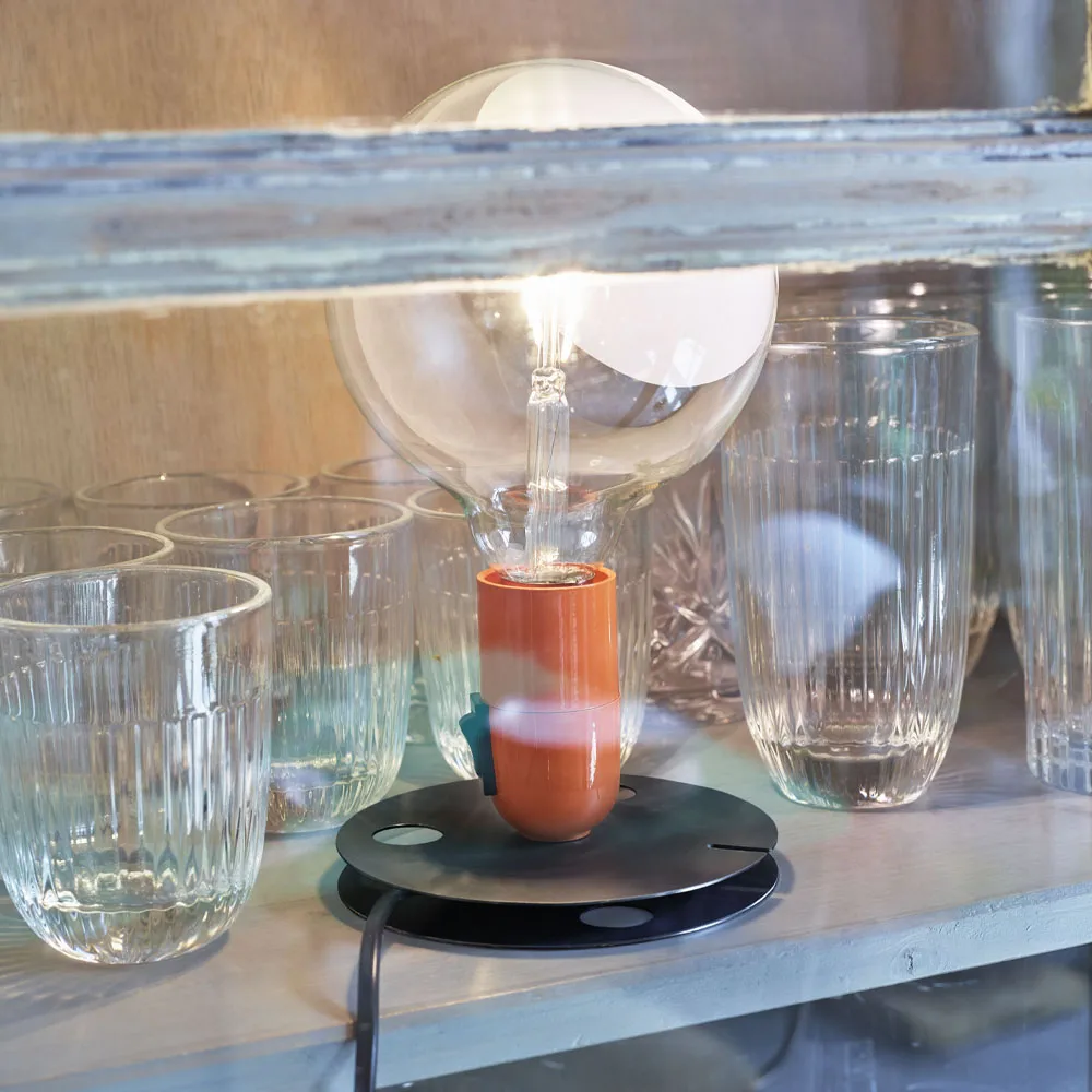 Lámpara de mesa Lampadina, Blanco Flos