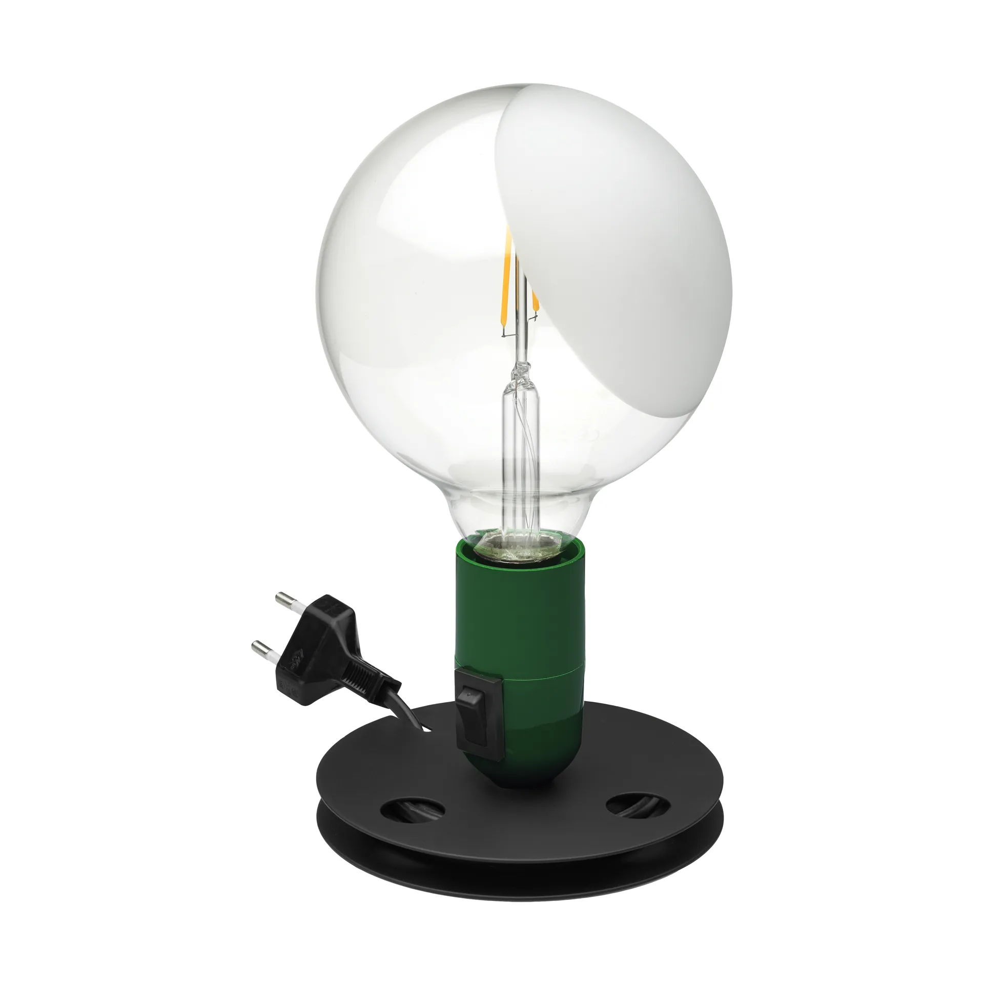 Lámpara de mesa Lampadina, Verde Flos