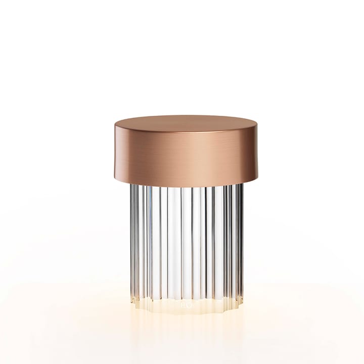 Lámpara de mesa Last Order Fluted IP20, Cobre Flos