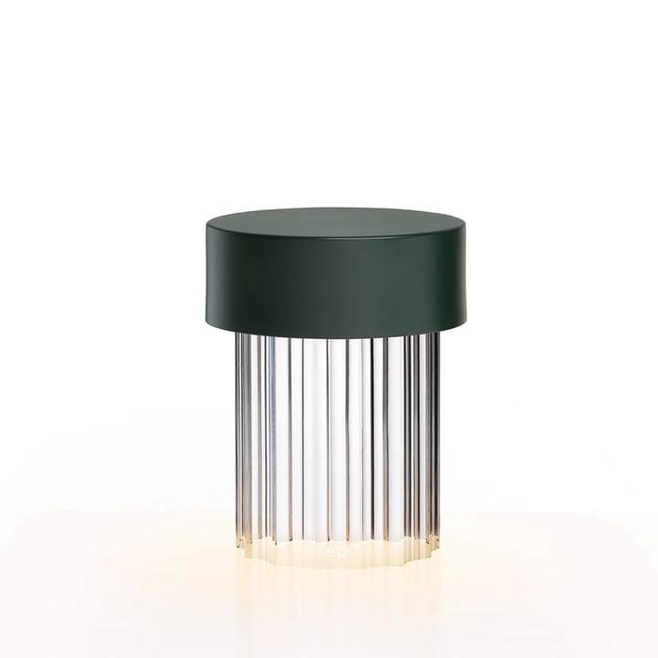 Lámpara de mesa Last Order Fluted IP55, Verde Flos