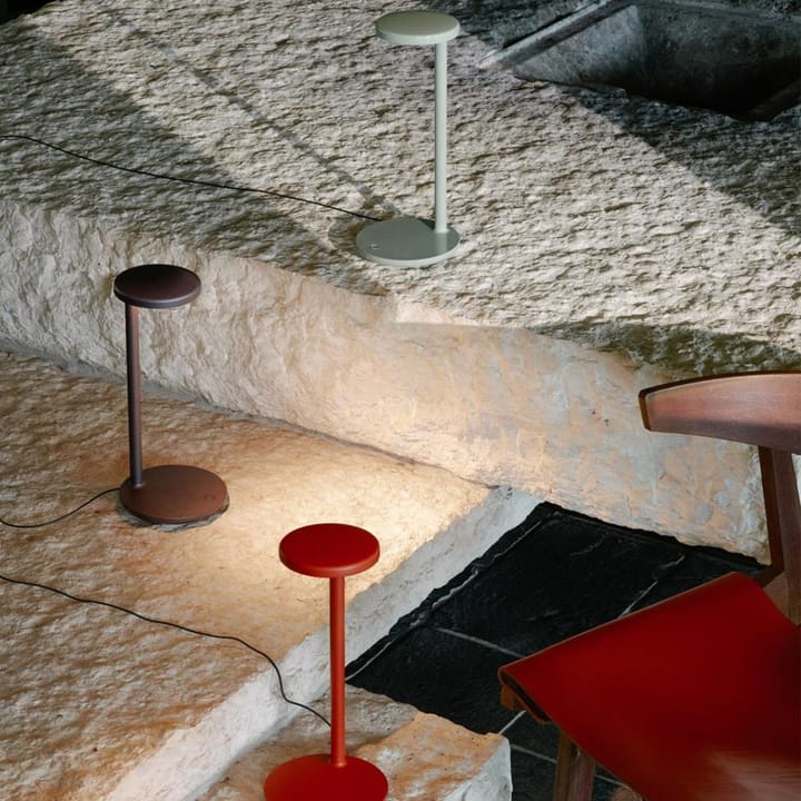 Lámpara de mesa Oblique, Blanco Flos
