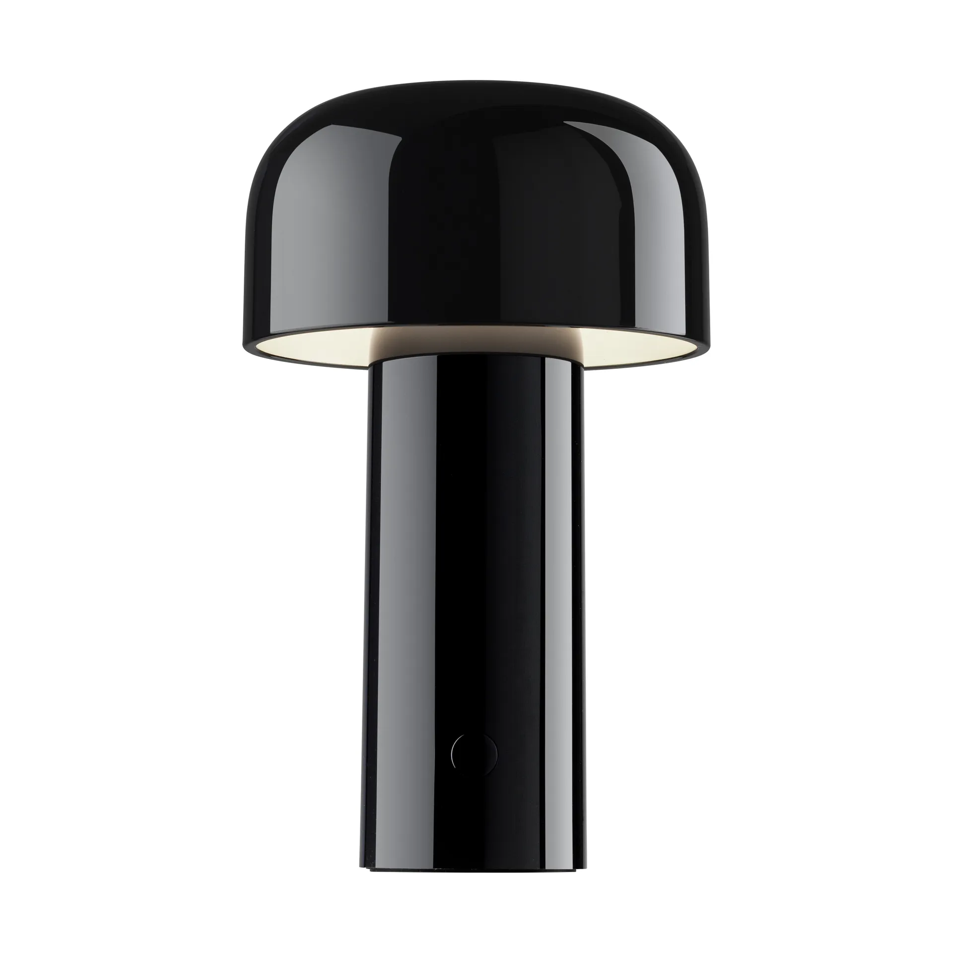 Lámpara de mesa portátil Bellhop, Glossy black, IP54 (interior/exterior) Flos