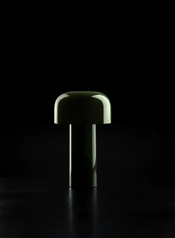 Lámpara de mesa portátil Bellhop - Glossy green, IP54 (interior/exterior) - Flos