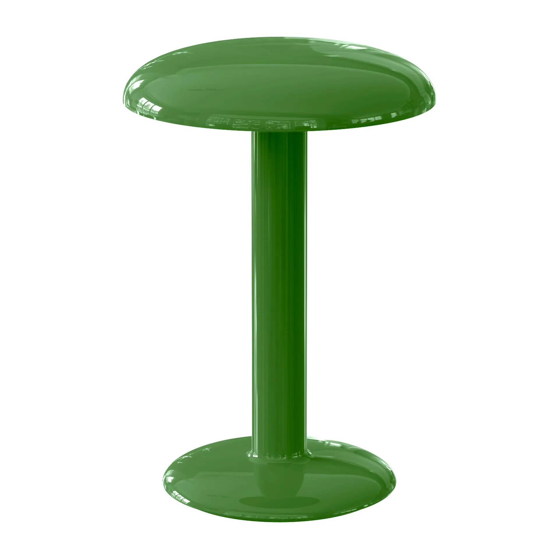 Lámpara de mesa portátil Gustave Residential, Lacquered green Flos