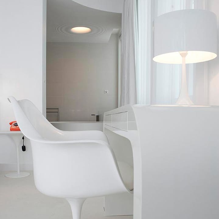 Lámpara de mesa Spun Light T2, Blanco Flos