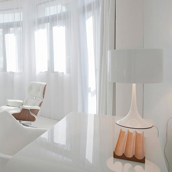 Lámpara de mesa Spun Light T2, Blanco Flos