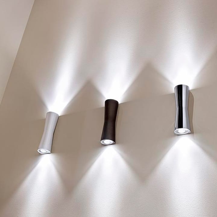 Lámpara de pared Clessidra 40°+40, Blanco Flos
