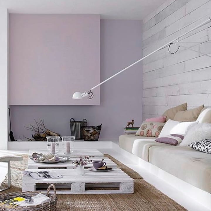 Lámpara de pared Flos 265, Lacado blanco Flos
