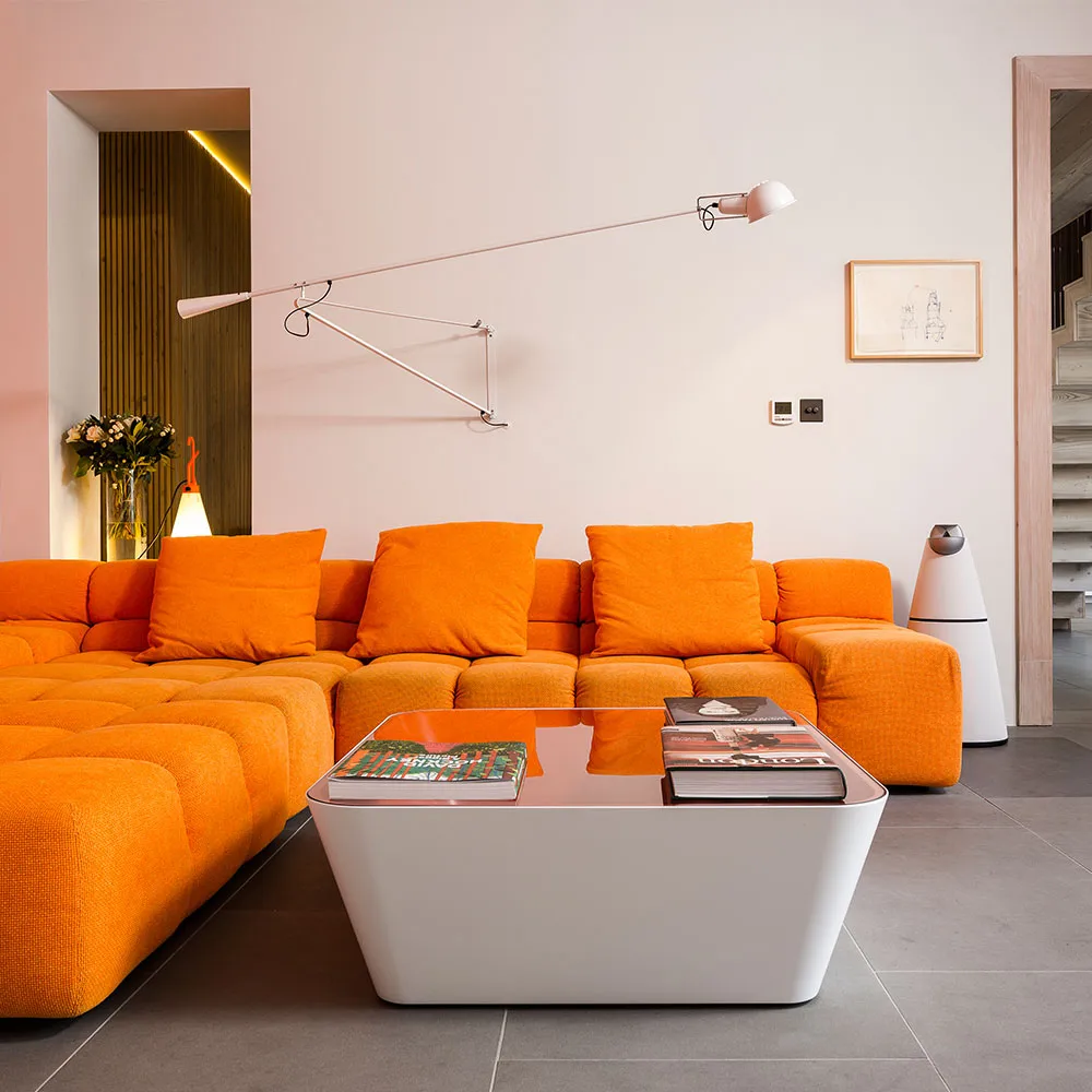 Lámpara de pared Flos 265, Lacado blanco Flos