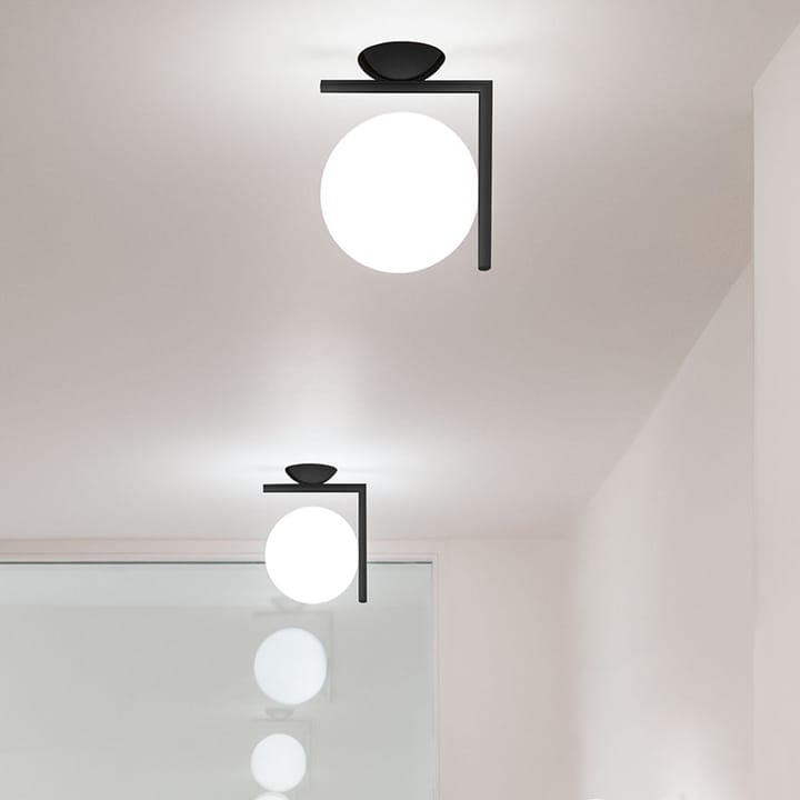 Lámpara de pared IC lights C/W2, Cromado, opal Flos