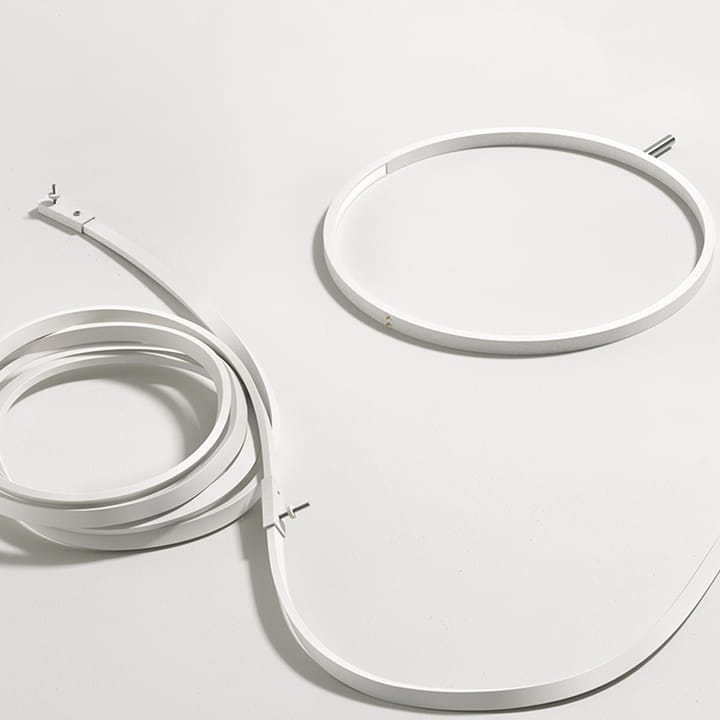 Lámpara de pared Wirering, Rosa/blanco Flos