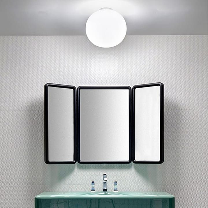 Lámpara de pared y techo Glo-ball C/W Zero, Vidrio blanco opal Flos
