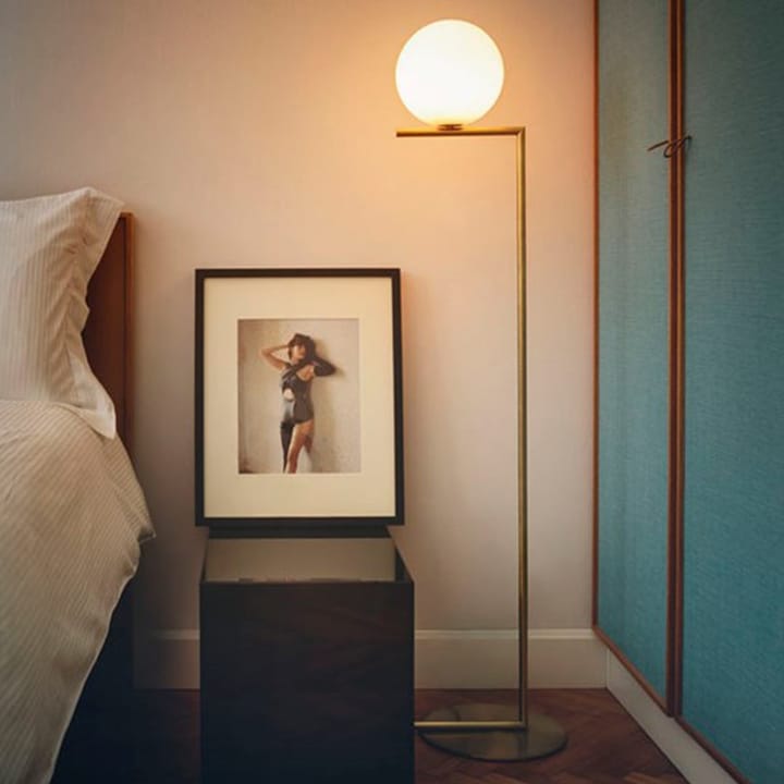 Lámpara de pie IC lights F2, Negro, opal Flos