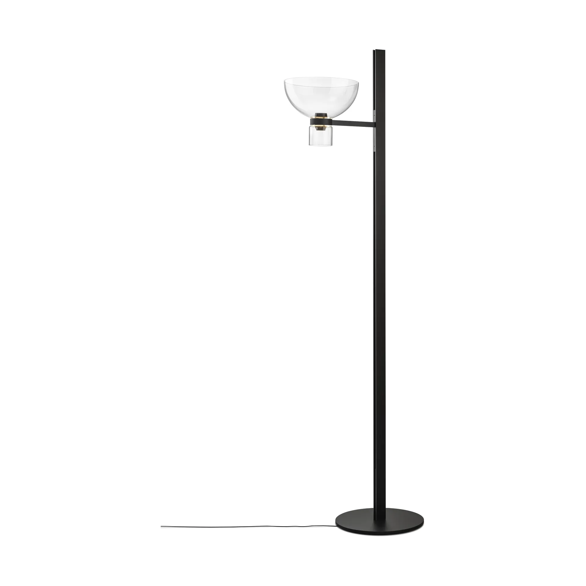 Lámpara de pie Nocturne F1 bowl - Negro,  Flos