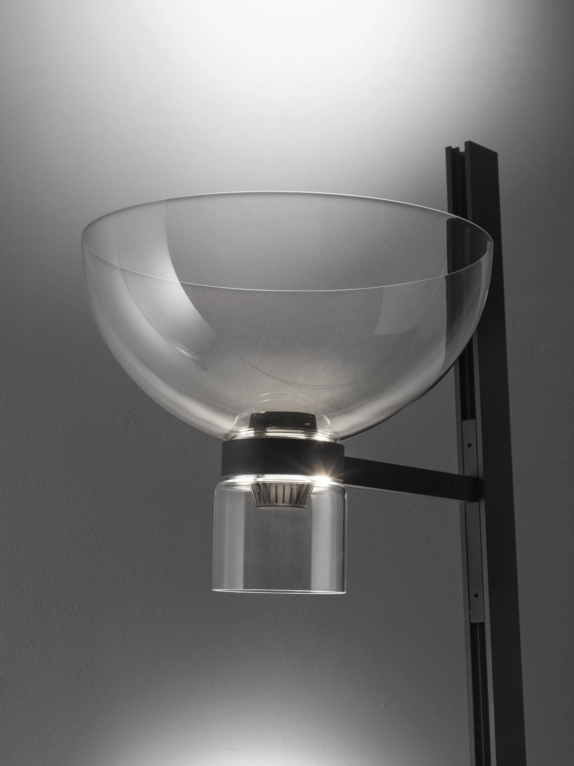 Lámpara de pie Nocturne F1 bowl - Negro,  Flos