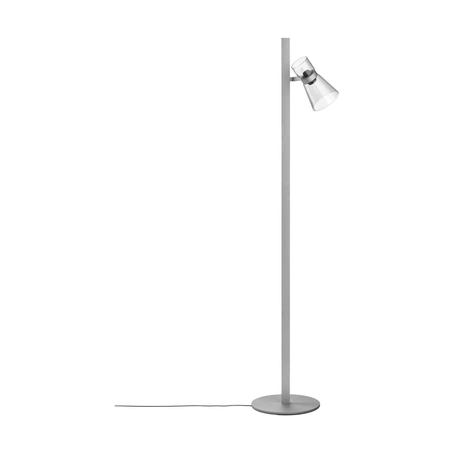 Lámpara de pie Nocturne FI cone - Plata,  Flos