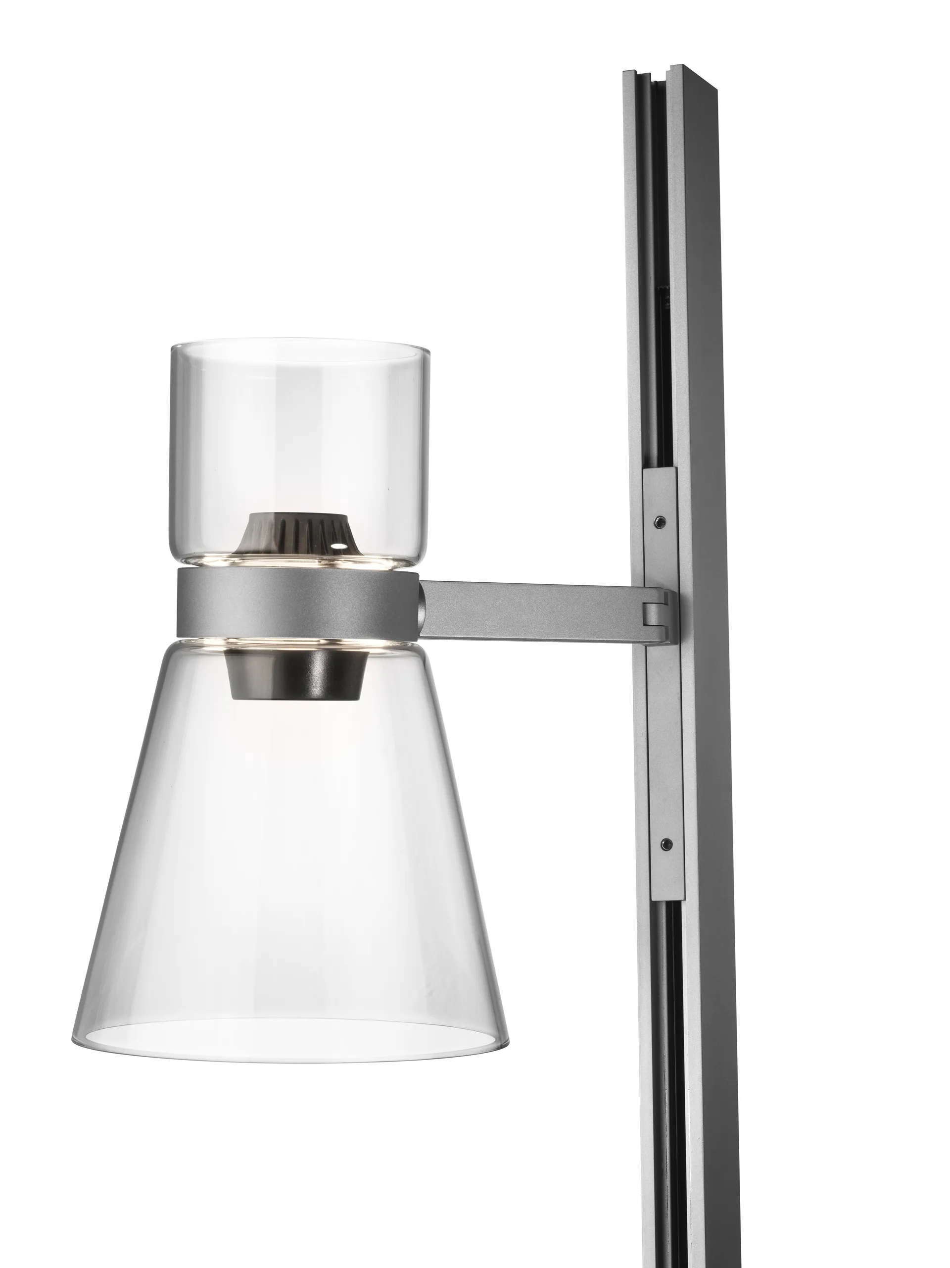 Lámpara de pie Nocturne FI cone - Plata,  Flos