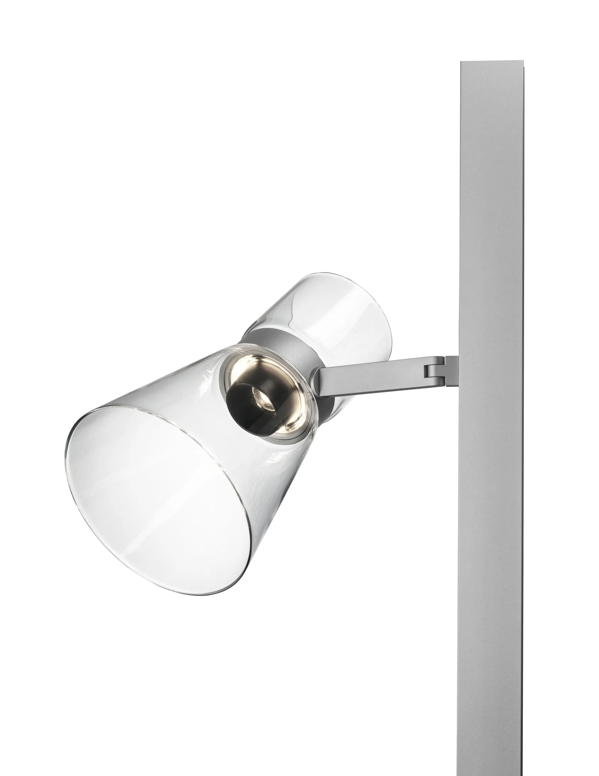 Lámpara de pie Nocturne FI cone - Plata,  Flos