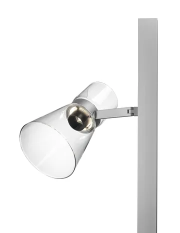 Lámpara de pie Nocturne FI cone - Plata - Flos