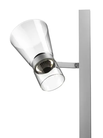 Lámpara de pie Nocturne FI cone - Plata - Flos
