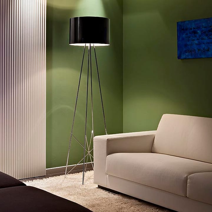 Lámpara de pie Ray F2, Cristal transparente Flos