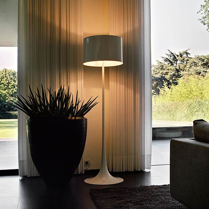 Lámpara de pie Spun Light F, Negro Flos