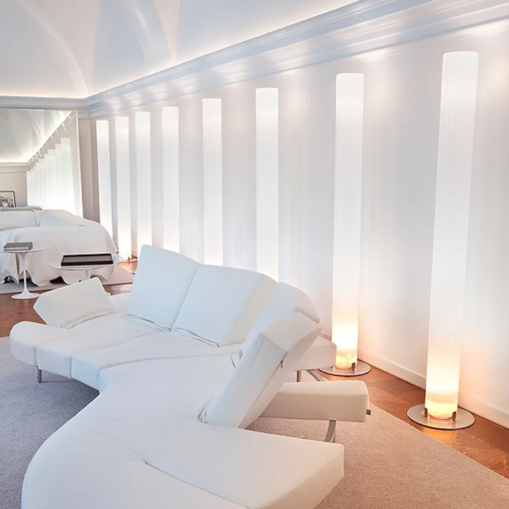 Lámpara de pie Stylos, Blanco Flos