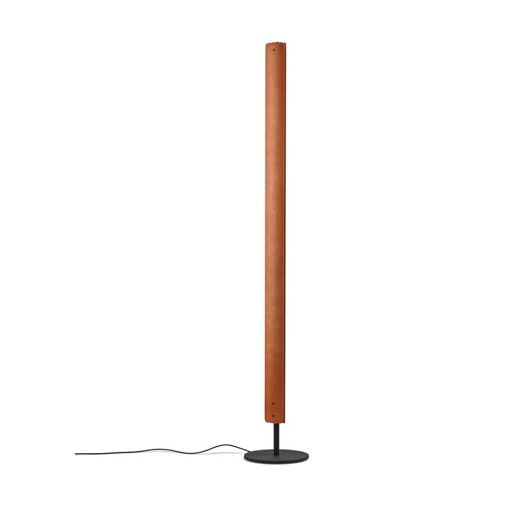Lámpara de suelo Seki-han, 226 cm, Heat treatened ash-black metal Flos