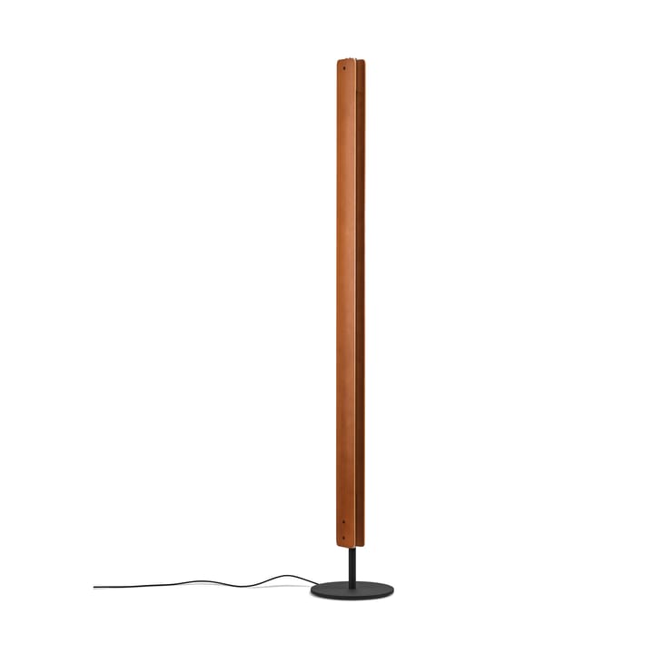 Lámpara de suelo Seki-han, 226 cm, Heat treatened ash-black metal Flos