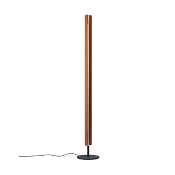 Lámpara de suelo Seki-han, 226 cm - Heat treatened ash-black metal - Flos