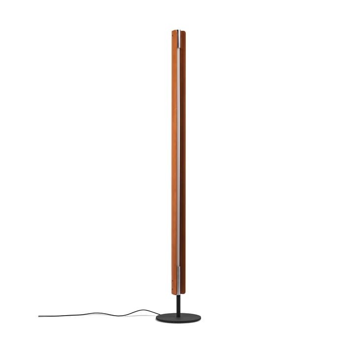 Lámpara de suelo Seki-han, 226 cm, Heat treatened ash-black metal Flos