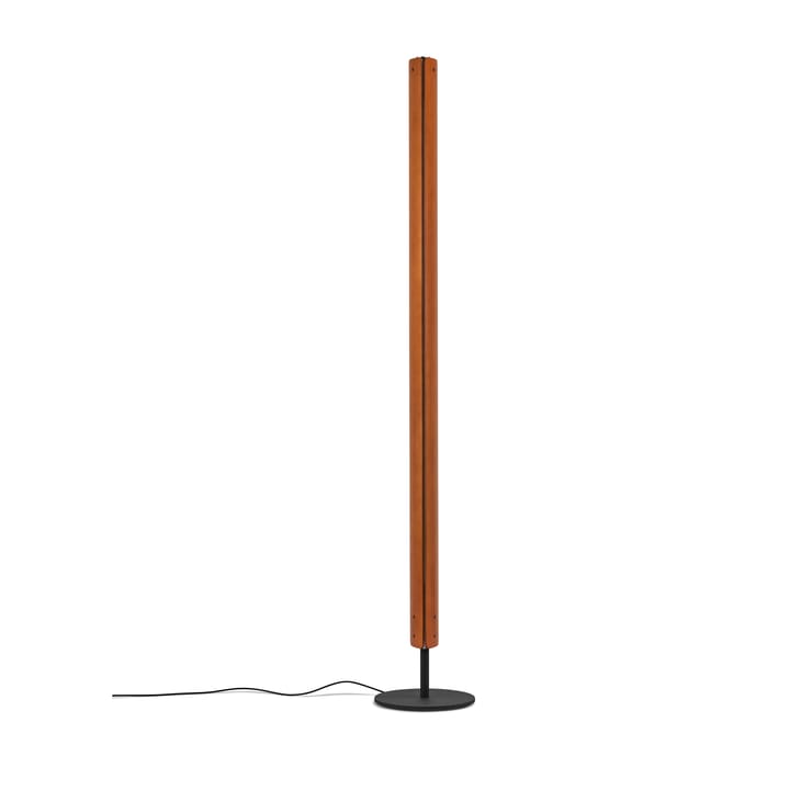 Lámpara de suelo Seki-han, 226 cm, Heat treatened ash-black metal Flos