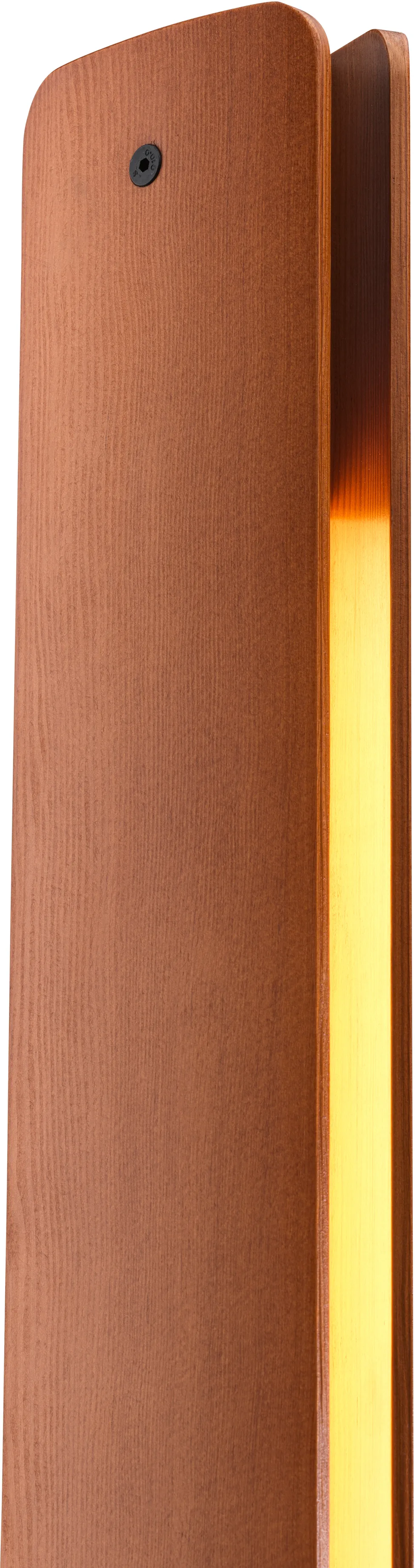 Lámpara de suelo Seki-han, 226 cm, Heat treatened ash-black metal Flos