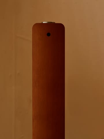 Lámpara de suelo Seki-han, 226 cm - Heat treatened ash-black metal - Flos
