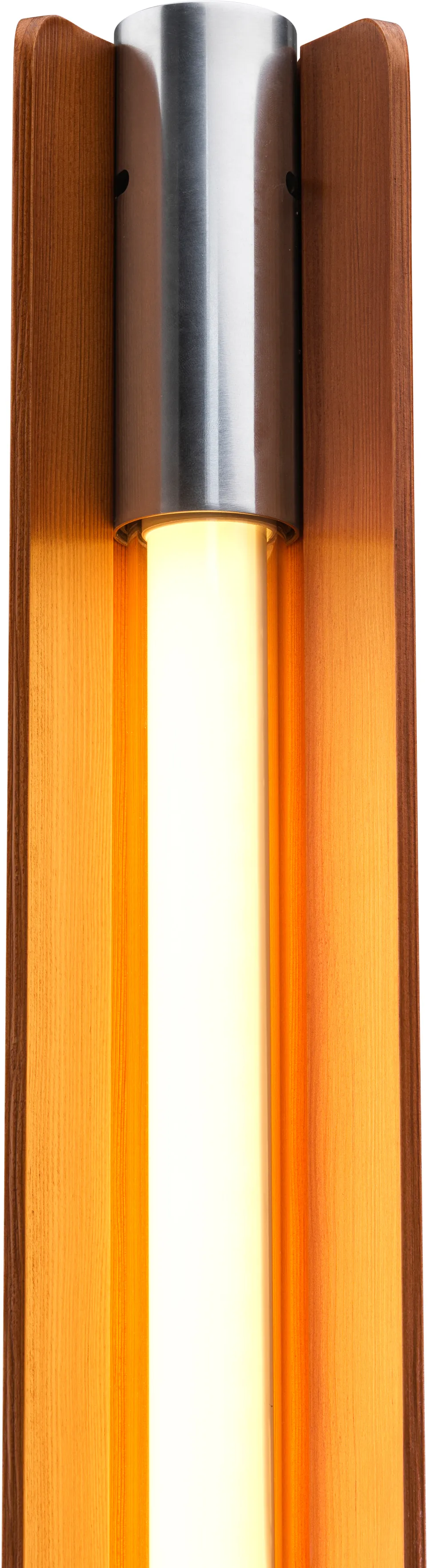 Lámpara de suelo Seki-han, 226 cm, Heat treatened ash-black metal Flos