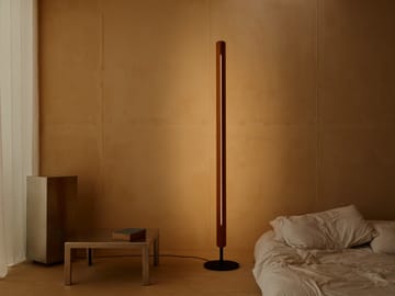 Lámpara de suelo Seki-han, 226 cm - Heat treatened ash-black metal - Flos