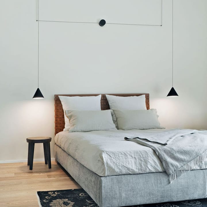 Lámpara de techo cono String Light, Azul, 22 m cable Flos