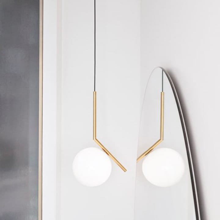 Lámpara de techo IC lights S2, Cromo, opal Flos