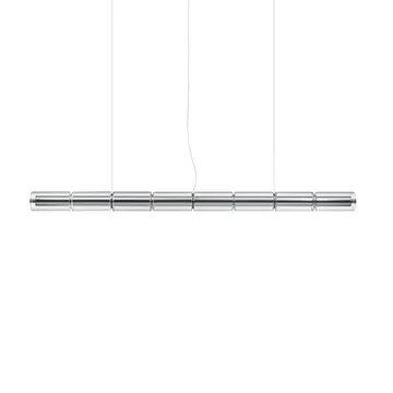 Lámpara de techo Luce Cilindrica S1, 165,6 cm - Vidrio - Flos