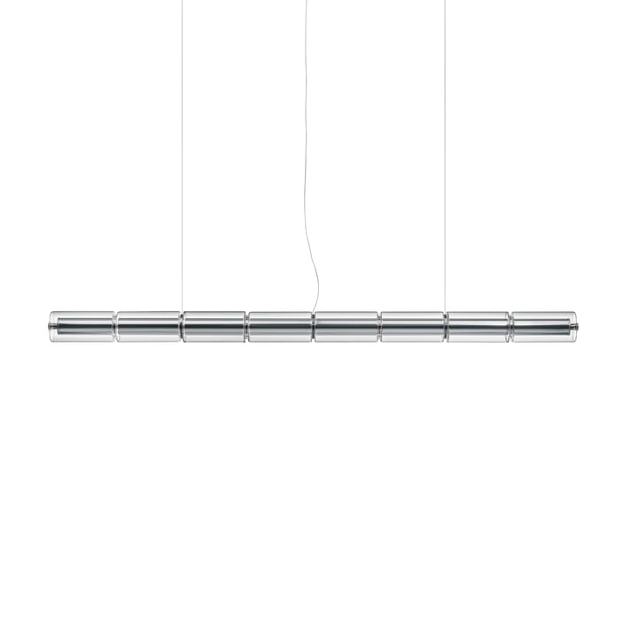 Lámpara de techo Luce Cilindrica S1, 165,6 cm - Vidrio - Flos