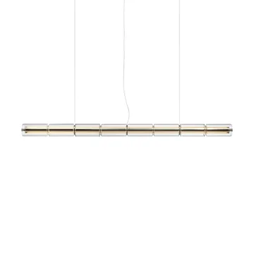 Lámpara de techo Luce Cilindrica S1, 165,6 cm - Vidrio - Flos