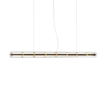 Lámpara de techo Luce Cilindrica S1, 165,6 cm - Vidrio - Flos