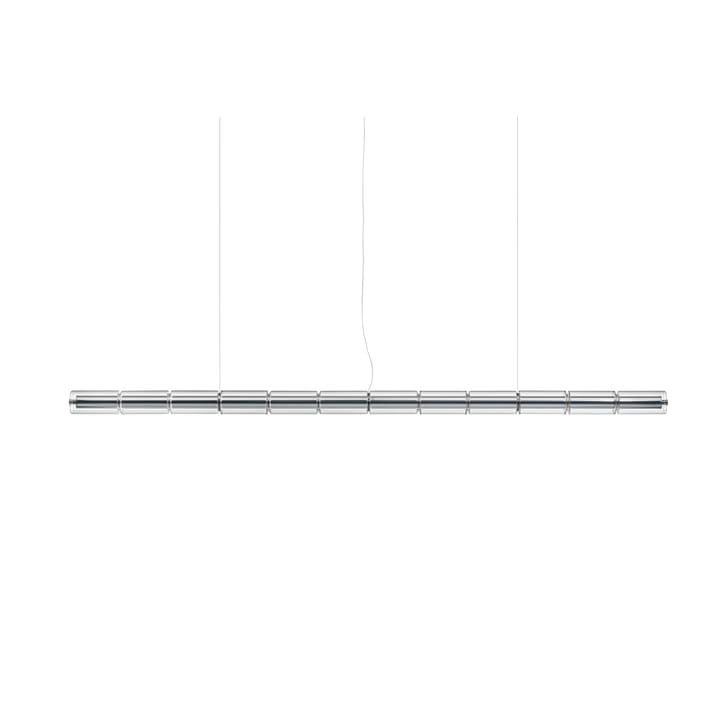 Lámpara de techo Luce Cilindrica S3, 248,8 cm, Vidrio Flos