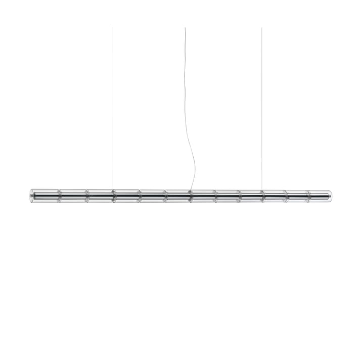 Lámpara de techo Luce Cilindrica S3, 248,8 cm, Vidrio Flos