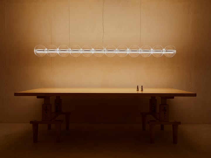 Lámpara de techo Luce Sferica S3, 248,8 cm, Vidrio Flos