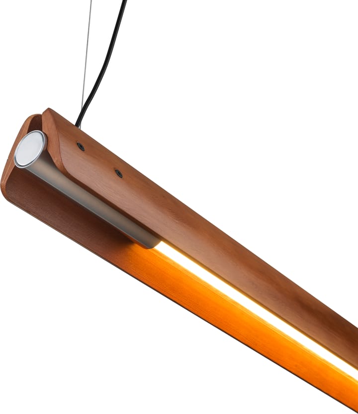 Lámpara de techo Seki-han, 212,5 cm, Heat treatened ash-black metal Flos